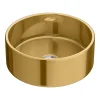 Arezzo Round 405mm Gold Ceramic Counter Top Basin -Croydex shop az7078 d1