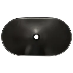Arezzo Oval Counter Top Basin (620mm Wide - Matt Black) -Croydex shop az7811ambd3