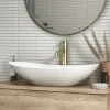 Arezzo Oval Counter Top Basin (620mm Wide - Matt White) -Croydex shop az7811amw d3