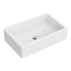 Arezzo 600 X 390mm Gloss White Rectangular Counter Top Basin 9 Arezzo 600 X 390mm Gloss White Rectangular Counter Top Basin -Croydex shop az7813 n d2