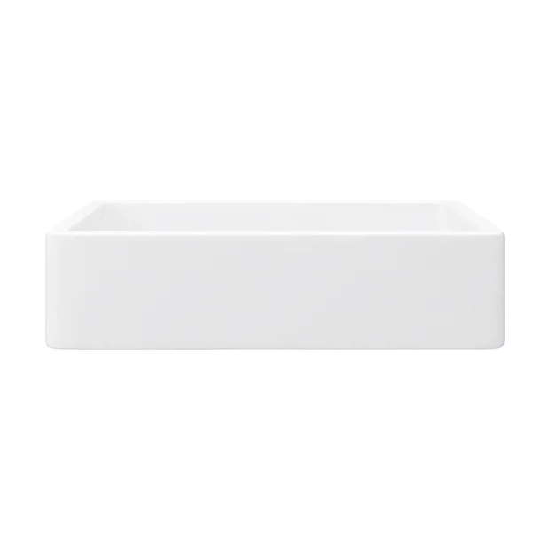 Arezzo 600 X 390mm Gloss White Rectangular Counter Top Basin 6 Arezzo 600 X 390mm Gloss White Rectangular Counter Top Basin - Image 4
