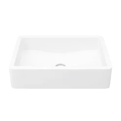 Arezzo 600 X 390mm Gloss White Rectangular Counter Top Basin 11 Arezzo 600 X 390mm Gloss White Rectangular Counter Top Basin -Croydex shop az7813nd2
