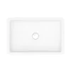 Arezzo 600 X 390mm Gloss White Rectangular Counter Top Basin 2 Arezzo 600 X 390mm Gloss White Rectangular Counter Top Basin -Croydex shop az7813nd3