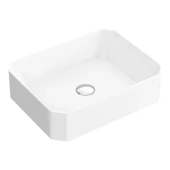 Arezzo 500 X 365mm Slim 8-Sided Rectangular Counter Top Basin