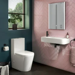 Arezzo 710 X 275mm Curved Wall Hung 1TH Basin -Croydex shop az78517 d2