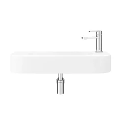 Arezzo 710 X 275mm Curved Wall Hung 1TH Basin -Croydex shop az78517 n d2