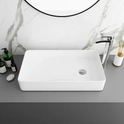 Arezzo 612 X 346mm Modern Rectangular Counter Top Basin -Croydex shop az78534nl