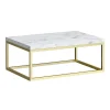 Arezzo 700 White Marble Effect Worktop With Brushed Brass Wall Mounted Frame -Croydex shop az7bbfrmwm l