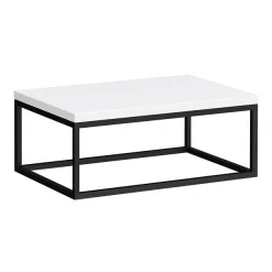 Arezzo 700 Gloss White Stone Resin Worktop With Matt Black Wall Mounted Frame -Croydex shop az7blkfrmwml