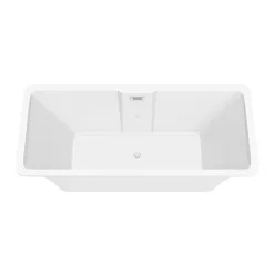 Arezzo 1700 X 750 Modern Square Roll Top Bath -Croydex shop az820 detail1