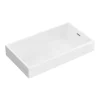 Arezzo 710 X 405mm Modern Large Rectangular Counter Top Basin With Hidden Waste Cover -Croydex shop az8888 d2
