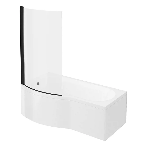 Arezzo B-Shaped Shower Bath Suite - 1700mm 6 Arezzo B-Shaped Shower Bath Suite - 1700mm - Image 4