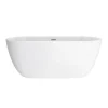 Arezzo Freestanding Modern Bath With Chrome Waste -Croydex shop azbthc d4