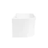 Arezzo 1700 X 750 Modern Curved Corner Bath -Croydex shop azc17 n d5