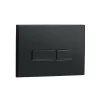 Arezzo Compact Top/Front Flush Toilet Frame With Matt Black Flush - Square Buttons
