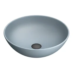 Arezzo 400mm Matt Grey Round Counter Top Basin