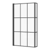 Arezzo Shower Bath - 1700mm L Shaped With Matt Black Grid Screen + Panel 2 Arezzo Shower Bath - 1700mm L Shaped With Matt Black Grid Screen + Panel -Croydex shop azgl17 new 4