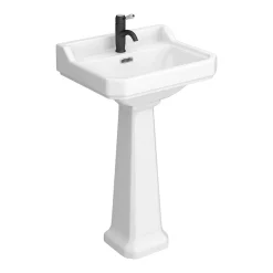Arezzo Traditional 4-Piece 1TH Bathroom Suite (inc. Chrome Lever) -Croydex shop azmc0 d4