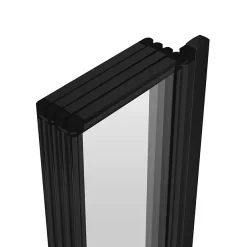 Arezzo Round Single Ended Bath With Matt Black Bi-Fold Screen -Croydex shop azrbf d3