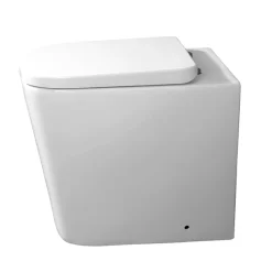 Arezzo Square BTW Rimless Toilet With Soft Close Seat 10 Arezzo Square BTW Rimless Toilet With Soft Close Seat -Croydex shop azssqbtwp d1