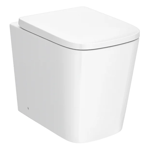 Arezzo Square BTW Rimless Toilet With Soft Close Seat 3 Arezzo Square BTW Rimless Toilet With Soft Close Seat
