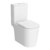 Arezzo Square Close Coupled Rimless Toilet With Soft Close Seat 2 Arezzo Square Close Coupled Rimless Toilet With Soft Close Seat -Croydex shop azssqcc d5