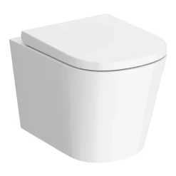 Arezzo Square Wall Hung Rimless Toilet Incl. Soft Close Seat