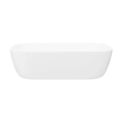 Arezzo 465 X 325mm Gloss White Curved Rectangular Counter Top Basin -Croydex shop azw465 d4