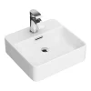 Arezzo 425 X 425mm Gloss White 1TH Rectangular Counter Top Basin -Croydex shop azw6306nl