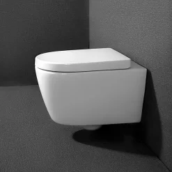 Arezzo Wall Hung Toilet Incl. Soft Close Seat -Croydex shop azwhpan d1