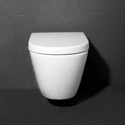 Dual Flush Concealed WC Cistern With Wall Hung Frame + Arezzo Toilet -Croydex shop azwnpf d2