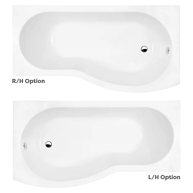 Cruze Bathroom Cruze B Shaped Shower Bath - 1700mm With Screen & Panel 5 Cruze Bathroom Cruze B Shaped Shower Bath - 1700mm With Screen & Panel - Image 3