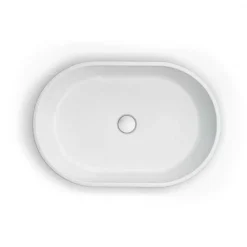 Clearwater Bath Clearwater - Formoso Bacino Natural Stone Countertop Basin - W590 X D390mm -Croydex shop b1ad1