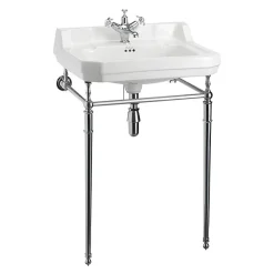 Urlington Bathroom Burlington Edwardian 56cm Medium Basin And Regal Wash Stand