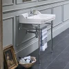 Urlington Bathroom Burlington Edwardian Large Basin & Chrome Wash Stand 2 Urlington Bathroom Burlington Edwardian Large Basin & Chrome Wash Stand -Croydex shop b51tht23a d1