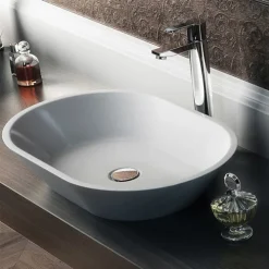 Clearwater Bath Clearwater - Sontuoso Bacino 600 Natural Stone Countertop Basin - W590 X D390mm