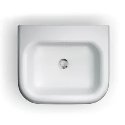 Clearwater Bath Clearwater - Small Traditional Roll Top Basin With Stainless Steel Stand - W550 X D470mm -Croydex shop b7eb7esd1