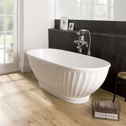 BC Designs Casini Double Ended Freestanding Bath 1680 X 750mm -Croydex shop bab035 d1