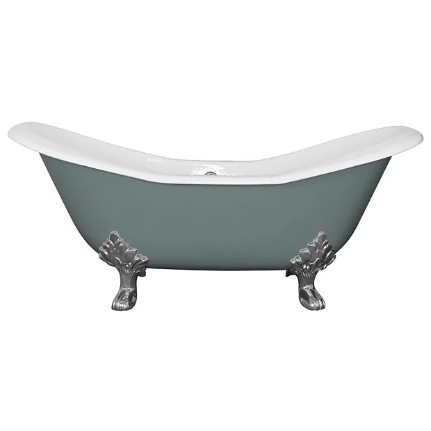 Hurlingham Bath Hurlingham Banburgh Large Cast Iron Roll Top Bath (1825x780mm) With Feet 4 Hurlingham Bath Hurlingham Banburgh Large Cast Iron Roll Top Bath (1825x780mm) With Feet - Image 2