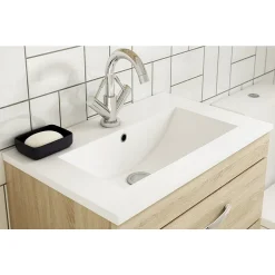 Nuie 600mm Minimalist Ceramic Inset Basin
