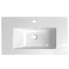 Nuie 800mm Minimalist Ceramic Inset Basin -Croydex shop bas011