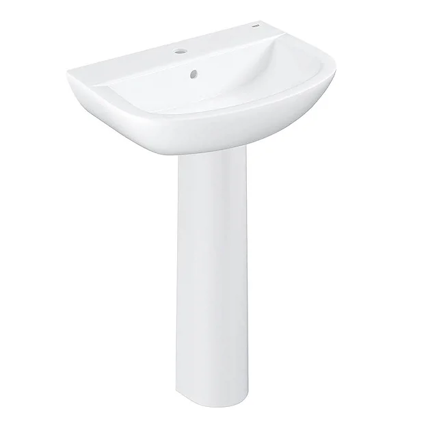 Grohe Bau 4-Piece Bathroom Suite (Basin + Rimless Close Coupled Toilet) 5 Grohe Bau 4-Piece Bathroom Suite (Basin + Rimless Close Coupled Toilet) - Image 3