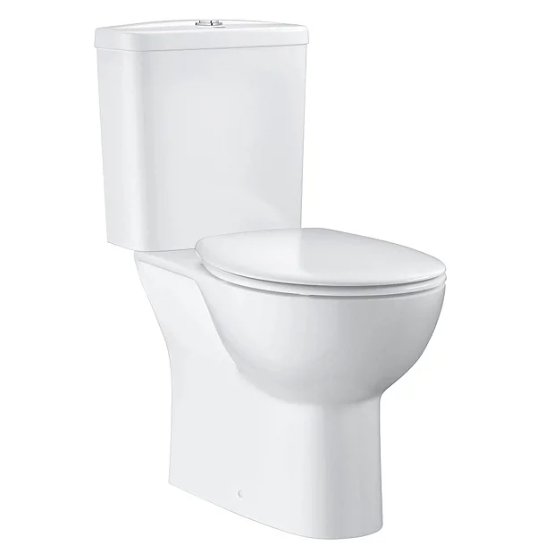 Grohe Bau 4-Piece Bathroom Suite (Basin + Rimless Close Coupled Toilet) 6 Grohe Bau 4-Piece Bathroom Suite (Basin + Rimless Close Coupled Toilet) - Image 4