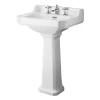 Bayswater Fitzroy Traditional 3TH Basin & Full Pedestal