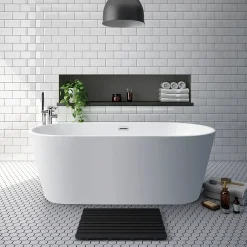 Klyn Bathroom Brooklyn Black Free Standing Bath Suite
