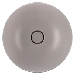 BagnoDesign Matt Grey Koy 400mm Round Countertop Basin -Croydex shop bdskoy702mgy d2