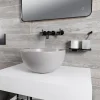 BagnoDesign Matt Grey Koy 400mm Round Countertop Basin 1 BagnoDesign Matt Grey Koy 400mm Round Countertop Basin -Croydex shop bdskoy702mgy d6