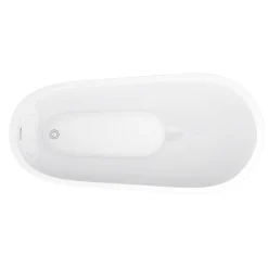 Toreno 1520 Small Modern Slipper Free Standing Bath