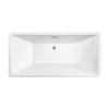 Venice 1520 Square Modern Free Standing Bath -Croydex shop bfre022 nd3