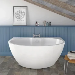 Victorian Plumbing Orbit BTW Modern Free Standing Bath (1515 X 940mm) 11 Victorian Plumbing Orbit BTW Modern Free Standing Bath (1515 X 940mm) -Croydex shop bfre026 d2